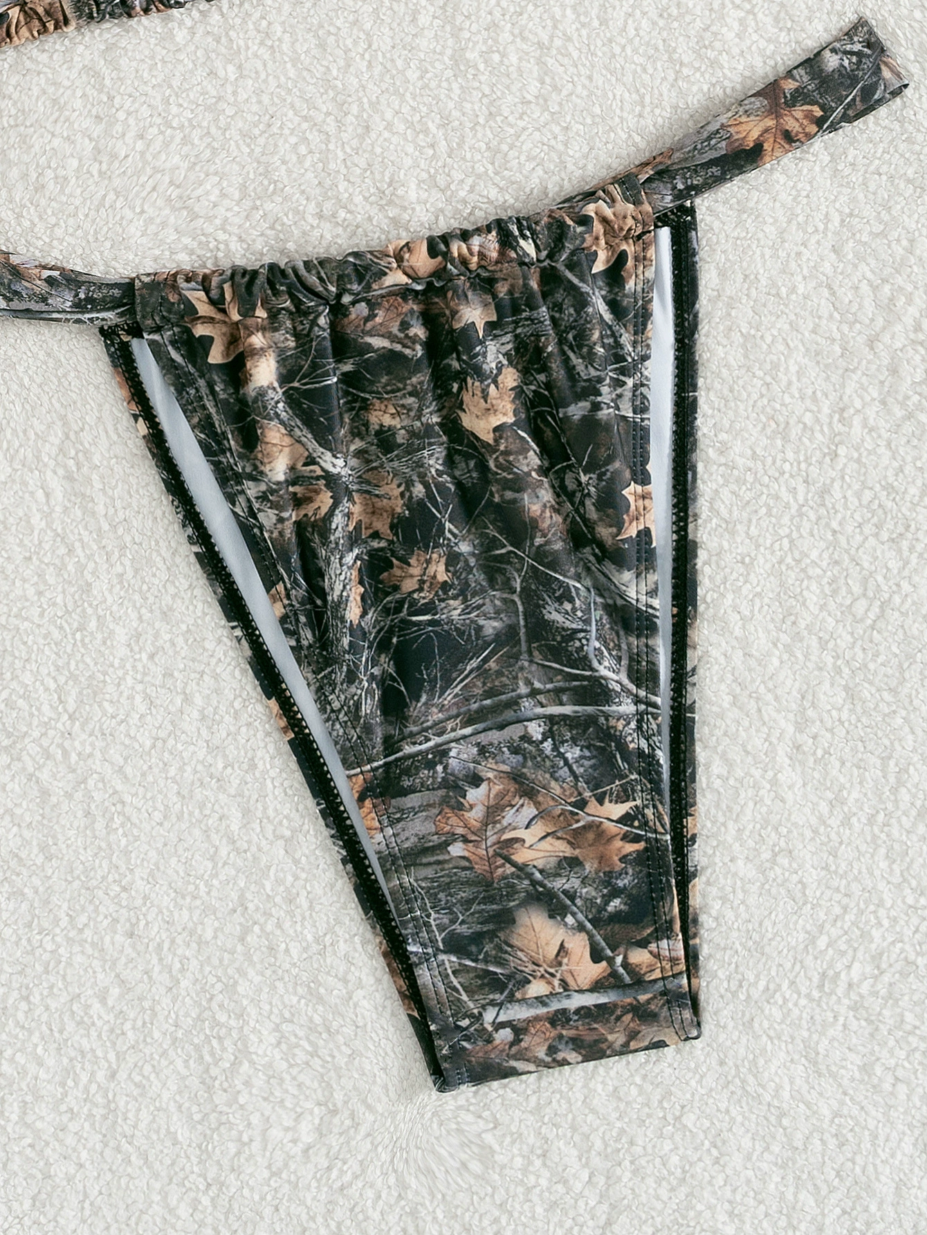 Tie-Side High-Cut Bikini Swim Bottom view 4