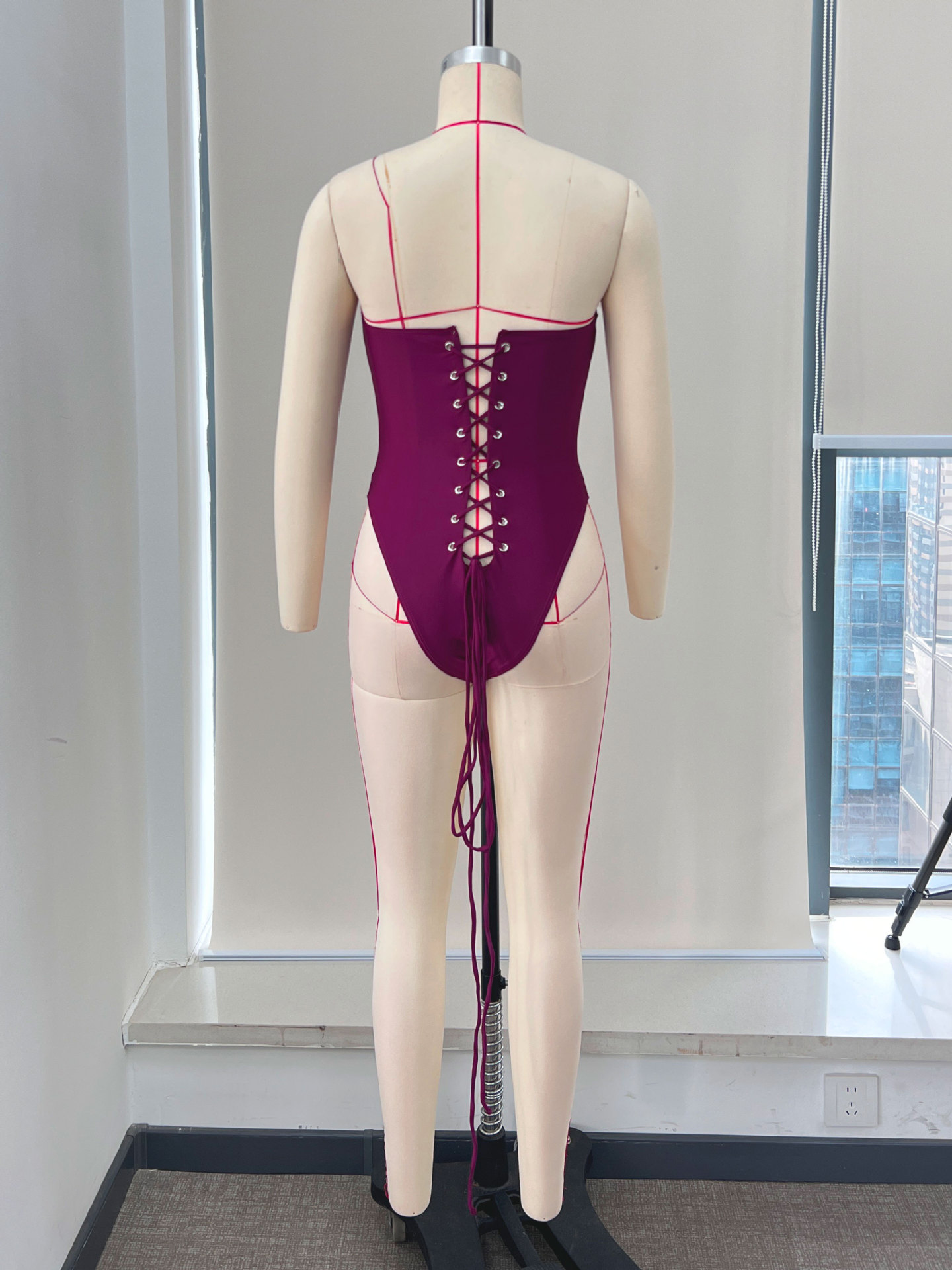 Strapless Corset Back Two-Piece Maxi Skirt Set view 6