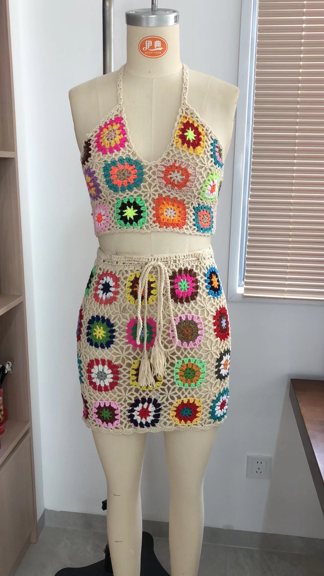 Crochet Mini Skirt