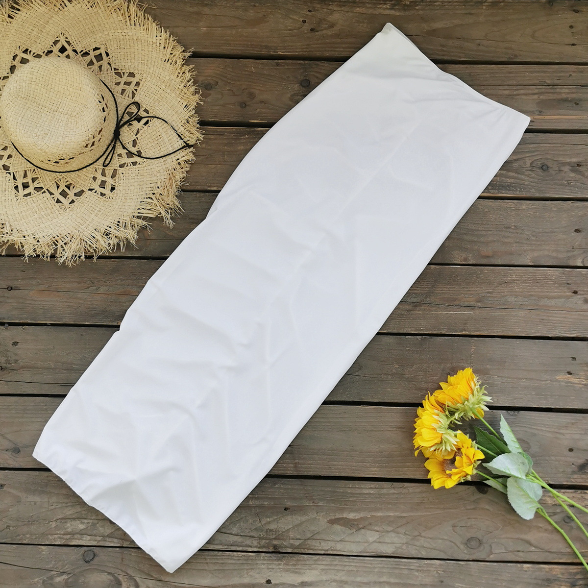 Ruched Long Bodycon Maxi Skirt