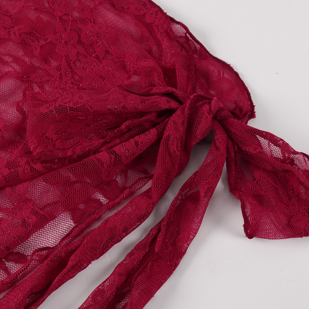 Wrap Tie Short Mini Sarong Skirt