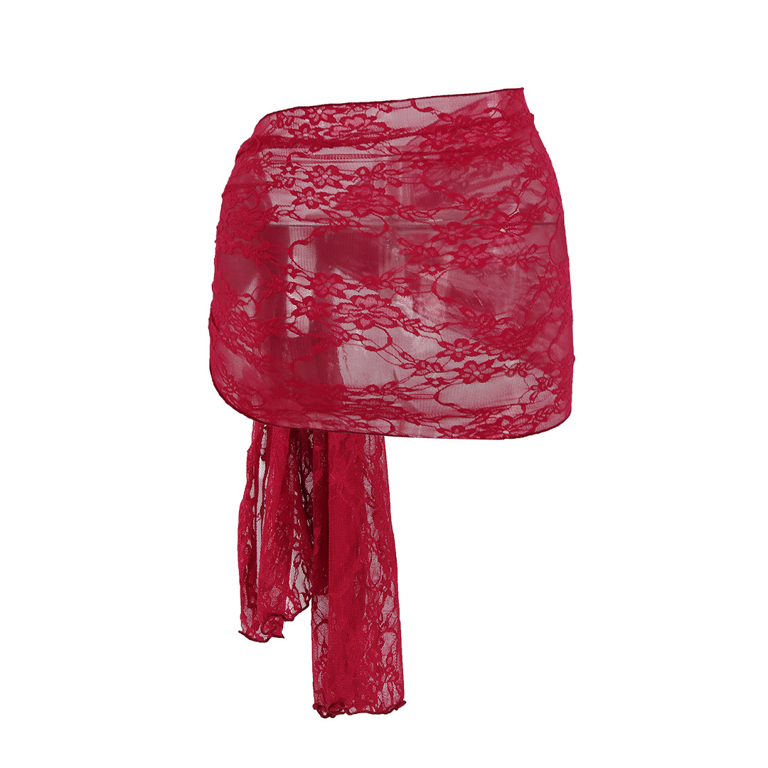 Wrap Tie Short Mini Sarong Skirt