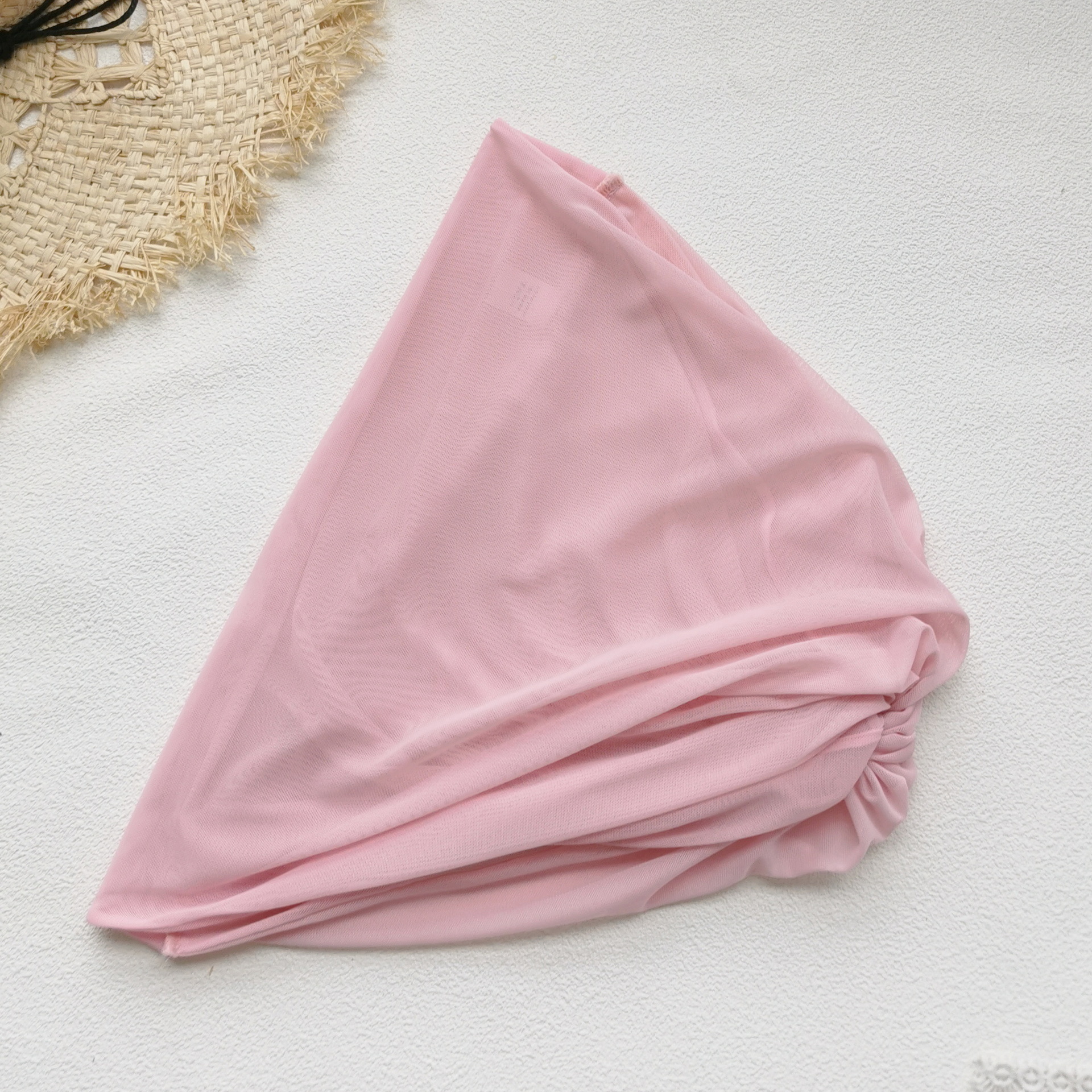 Twist Front Beach Cover-Up Wrap Skirt