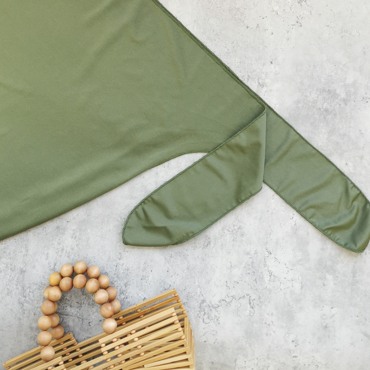 Swimwear Sarong Wrap Skirt with Side Knot Tie