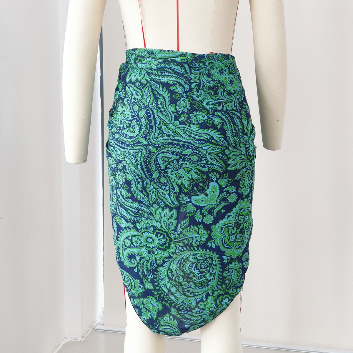 Women's Tie-Waist Sarong Wrap Cover-Up Skirt