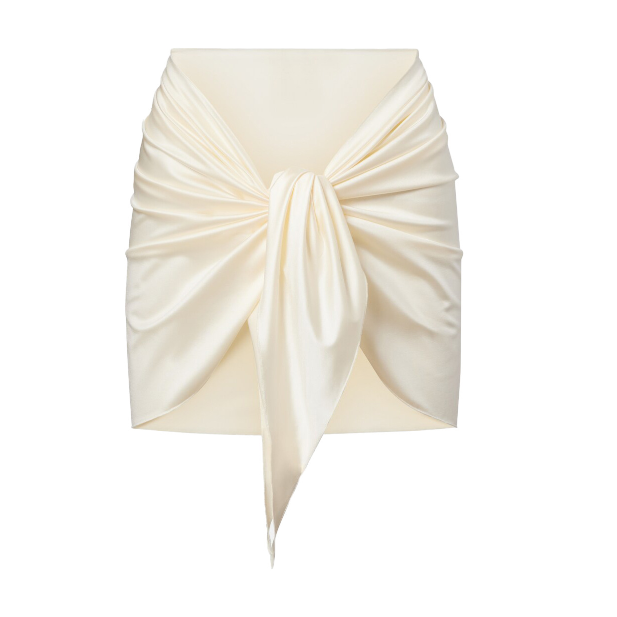 Tie Front Mini Beach Wrap Skirt