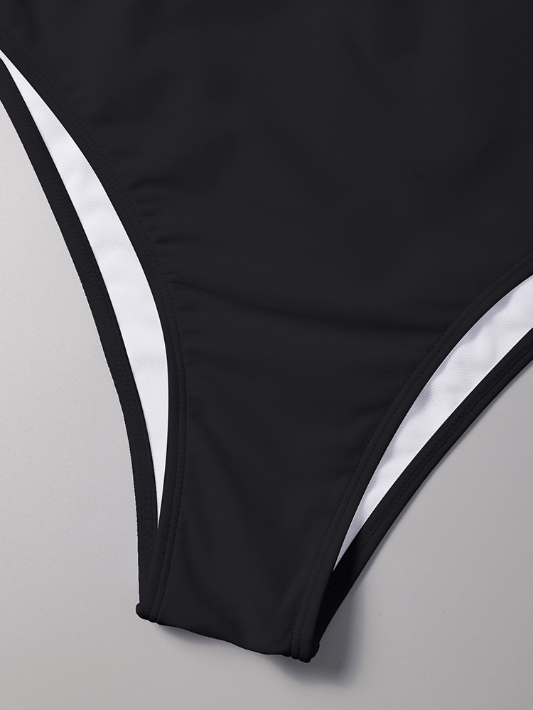 Three-Piece Swimsuit Set with Bikini and Skirt view 4