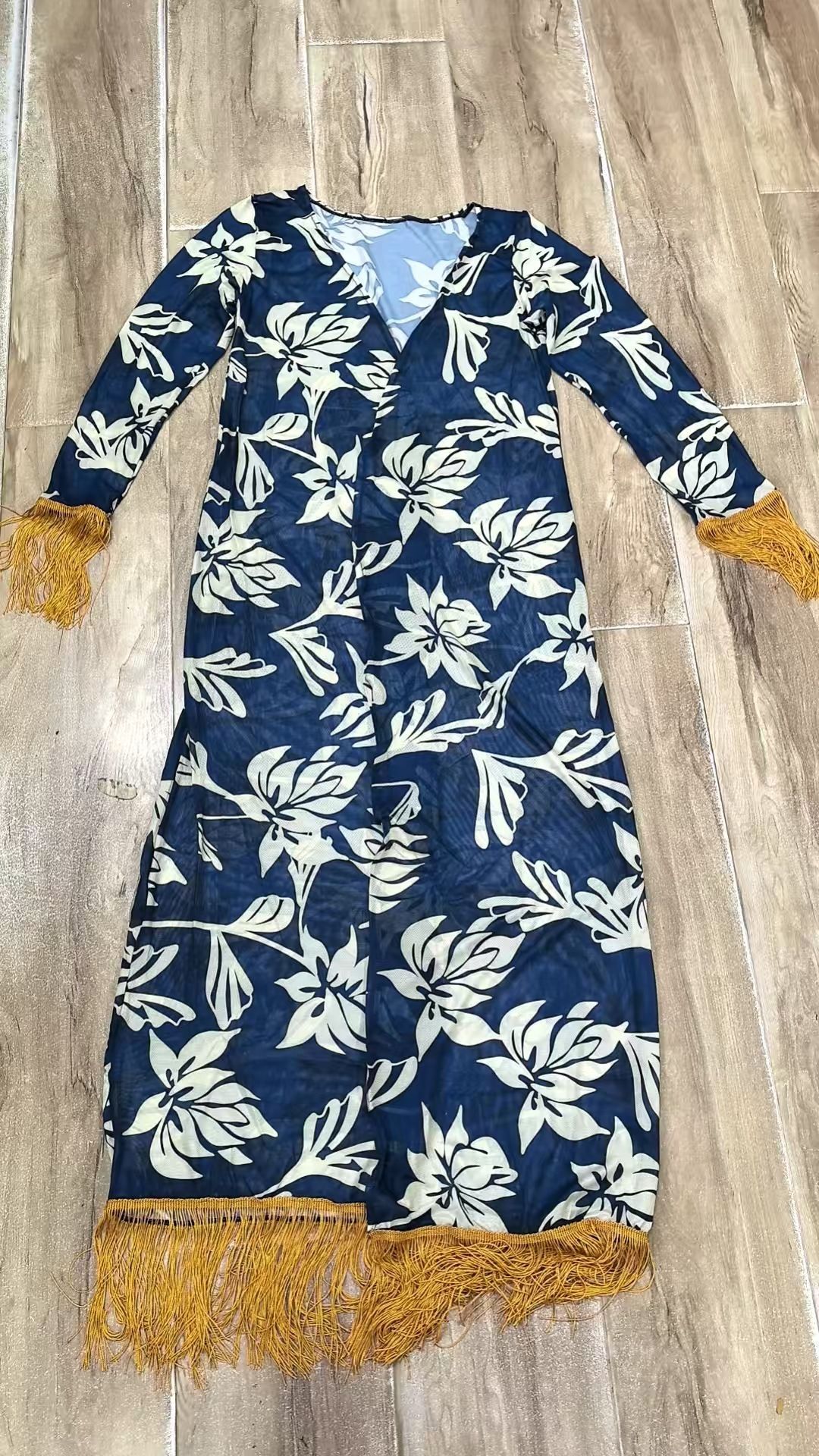 Navy Blue Floral