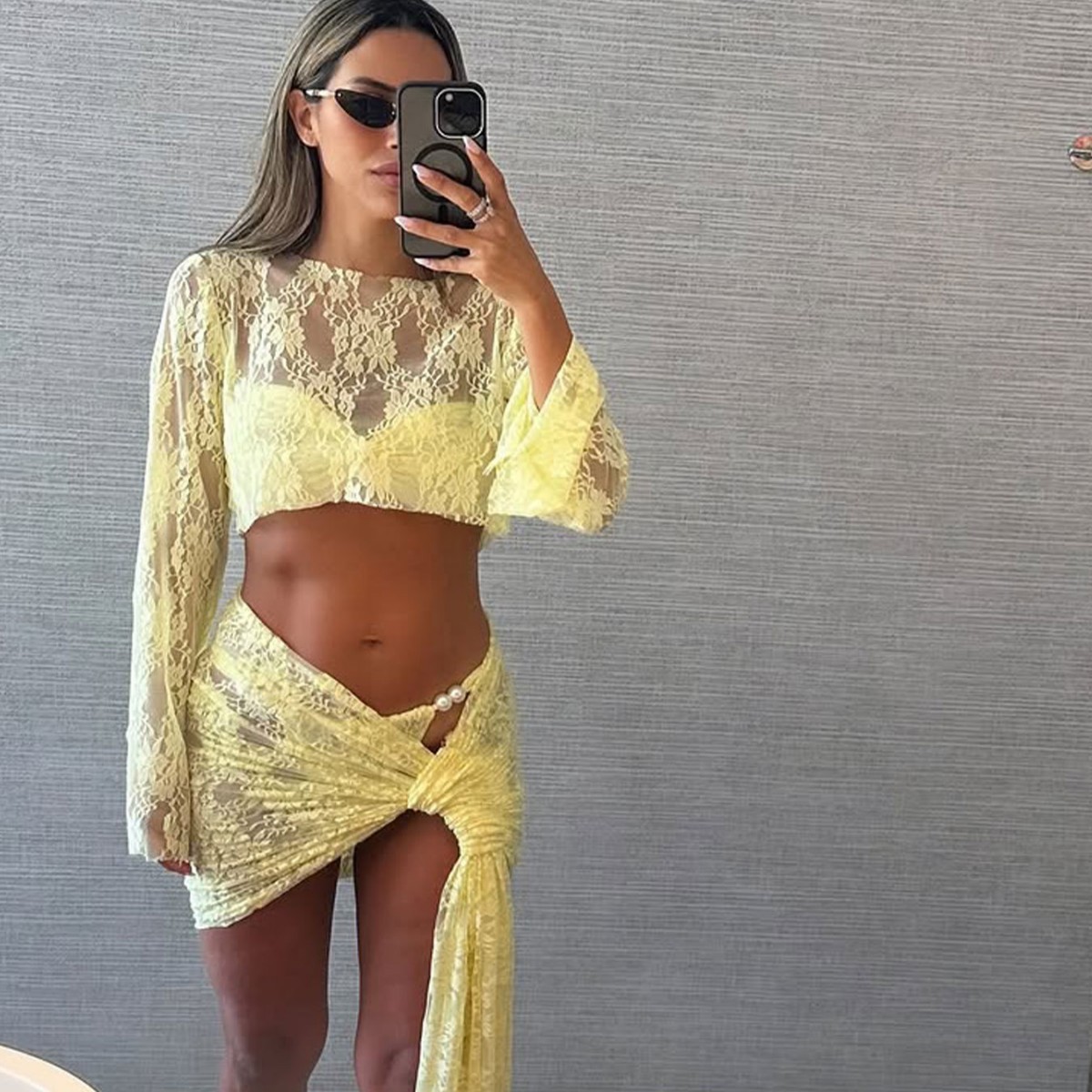 Bell Sleeve Wrap Cover Up