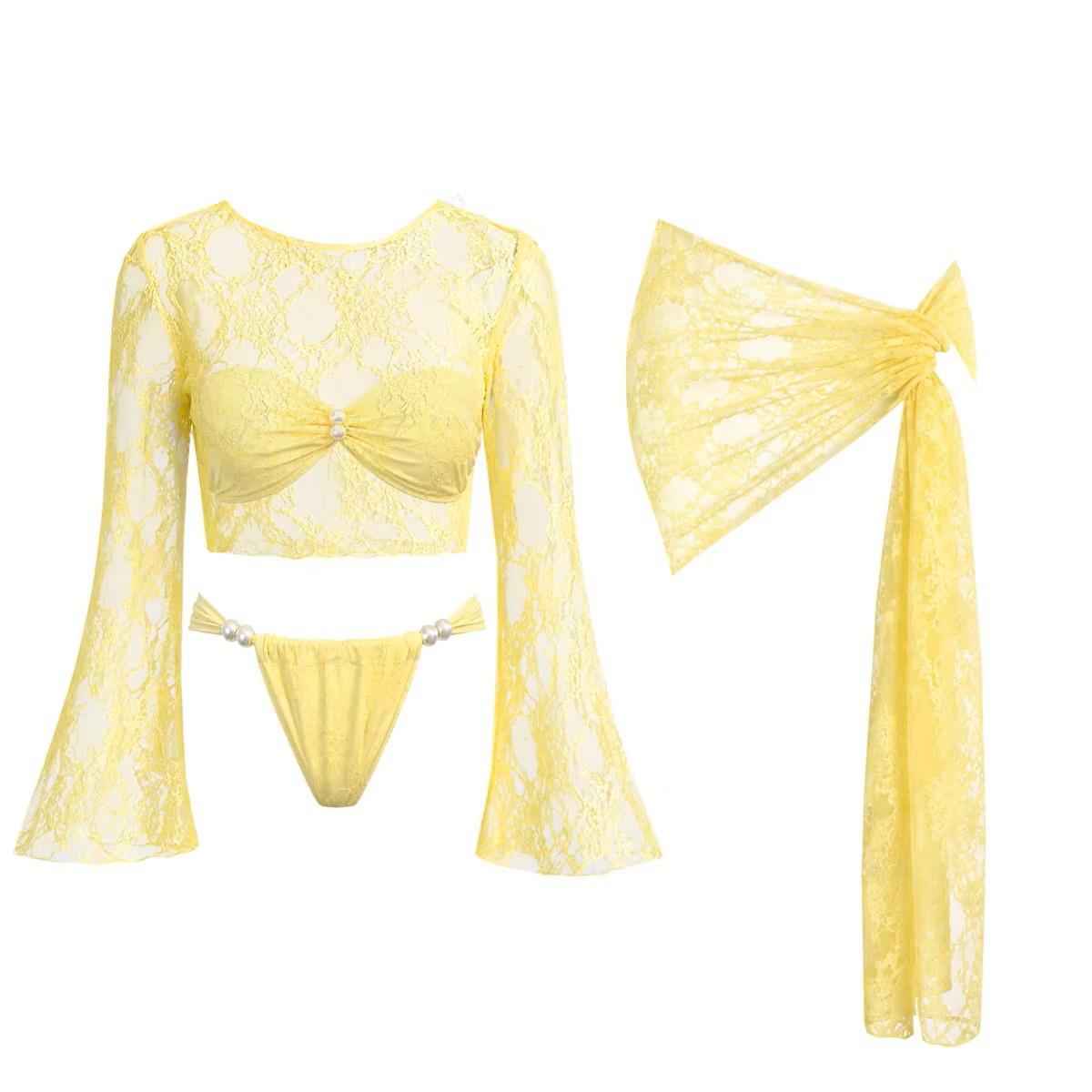 Bell Sleeve Wrap Cover Up