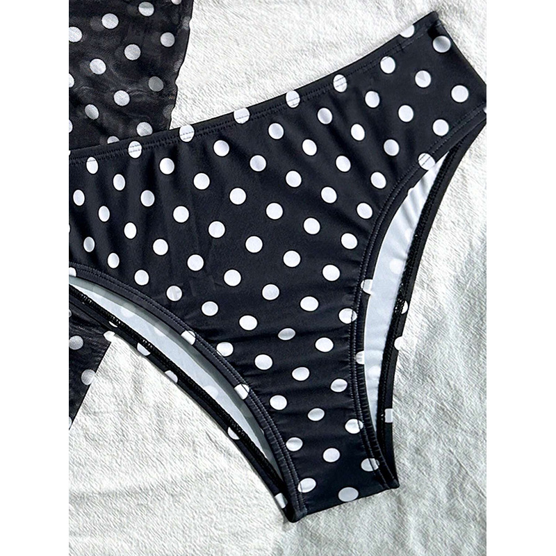 Three-Piece Halter Triangle Bikini and Mini Sarong Set view 14