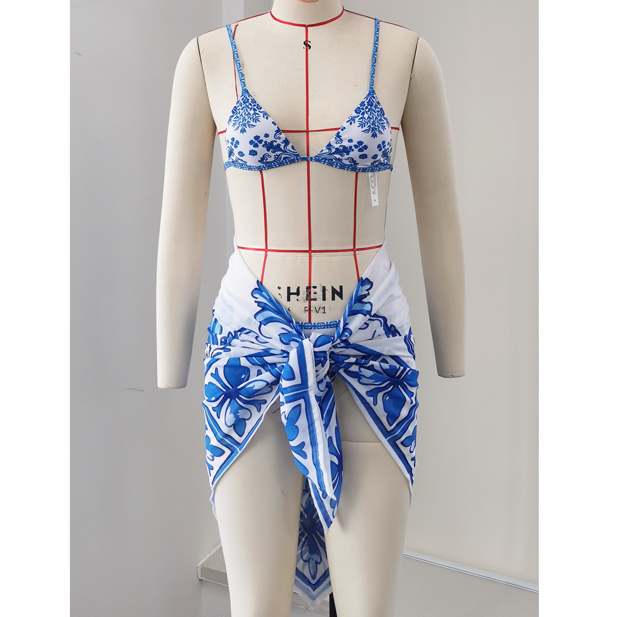 Tie-Front Wrap Skirt