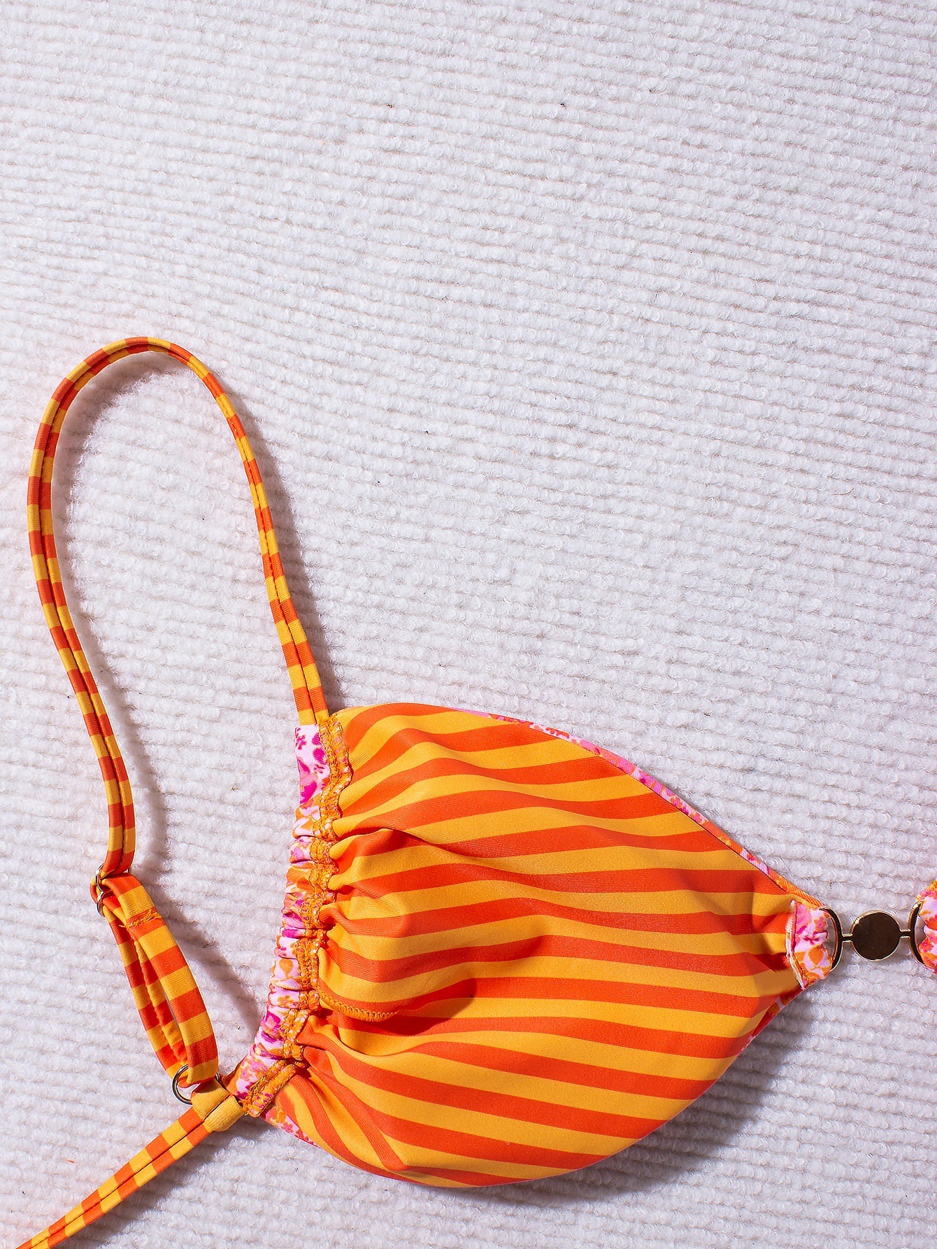 Women's Two-Piece Bikini Set with Triangle Top and Side-Tie Bottom view 4