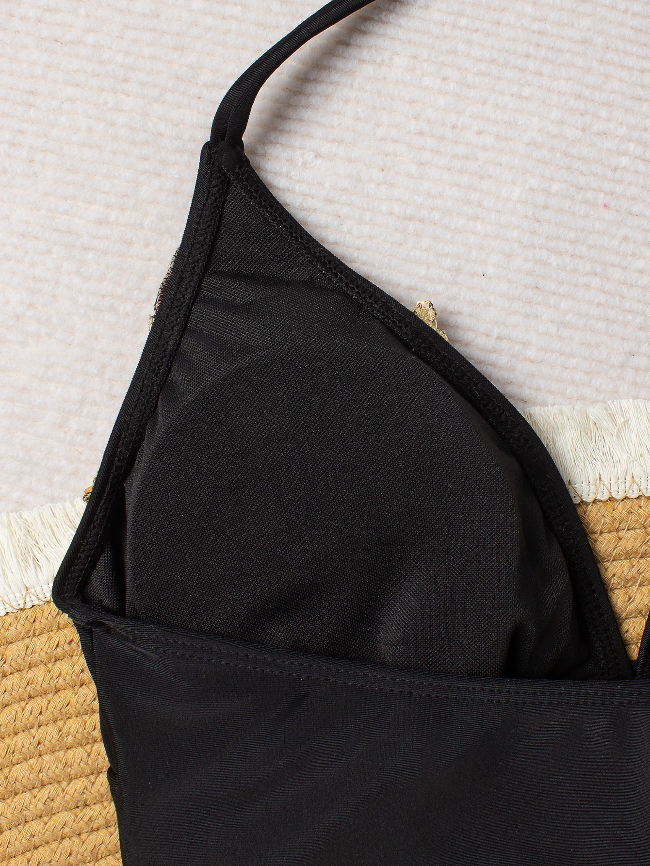 Halter Neck Bikini Set with Side-Tie Bottom view 6