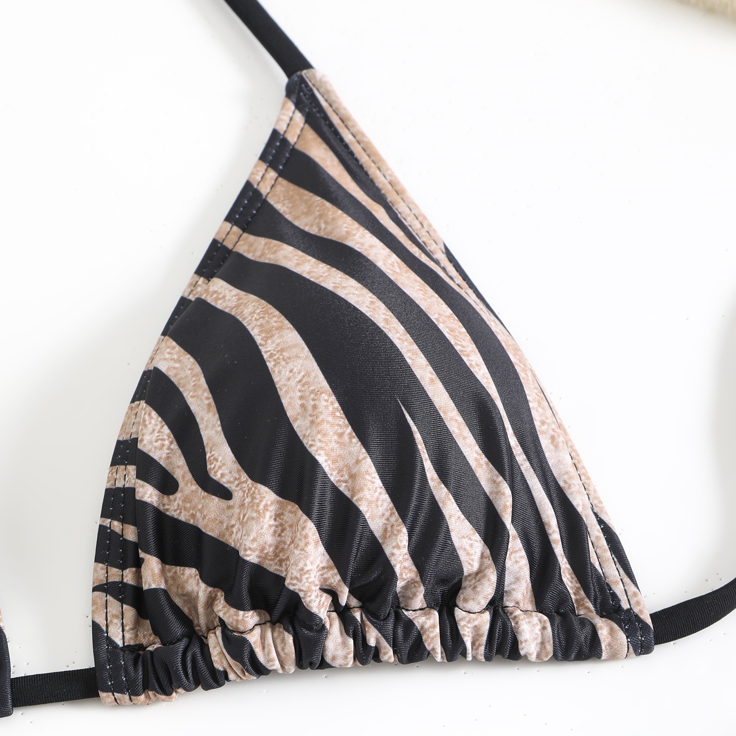 Halter Triangle Bikini Set with Side Ties view 17