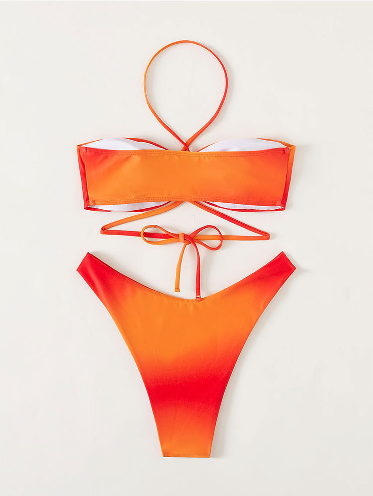 Halter Bikini Two-Piece Swimsuit Set