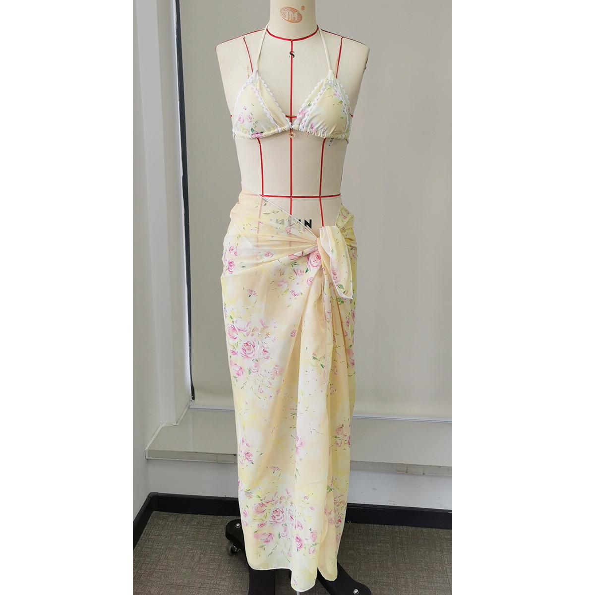 Wrap Maxi Beach Skirt Cover Up