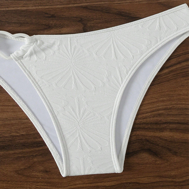 Women's Heart Ring Halter Two Piece Bikini Set view 4