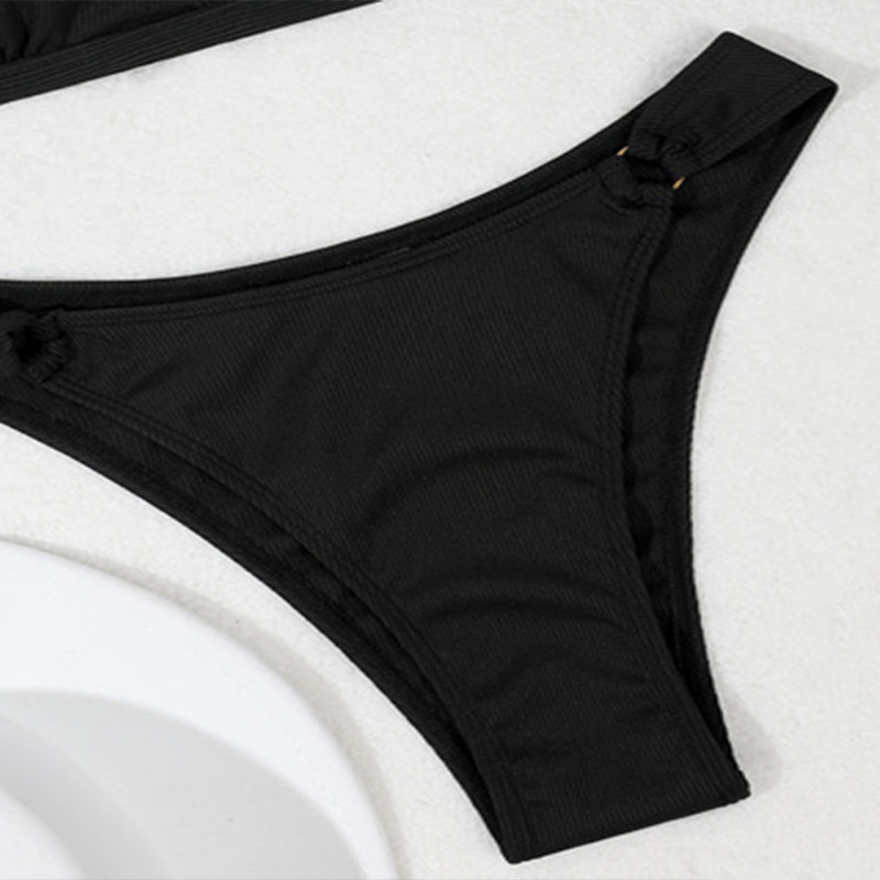 Women's Triangle Cup Bikini Set with Adjustable Straps view 7