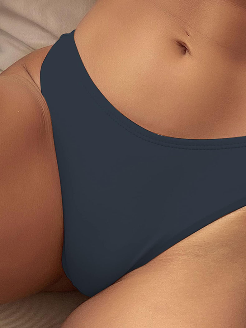 Women's Scoop Neck Spaghetti Strap Two Piece Bikini Set view 16