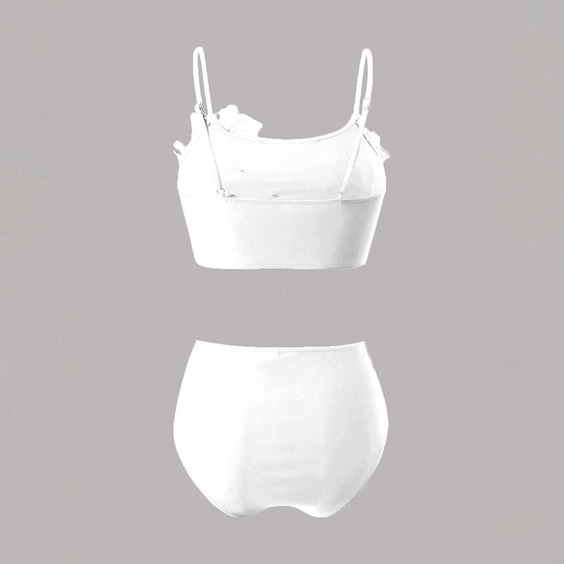 Women’s 3D Applique Cami Two Piece Swimsuit Set