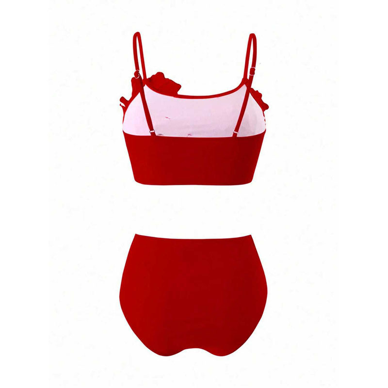 Women's 3D Applique Cami Two Piece Swimsuit Set view 4