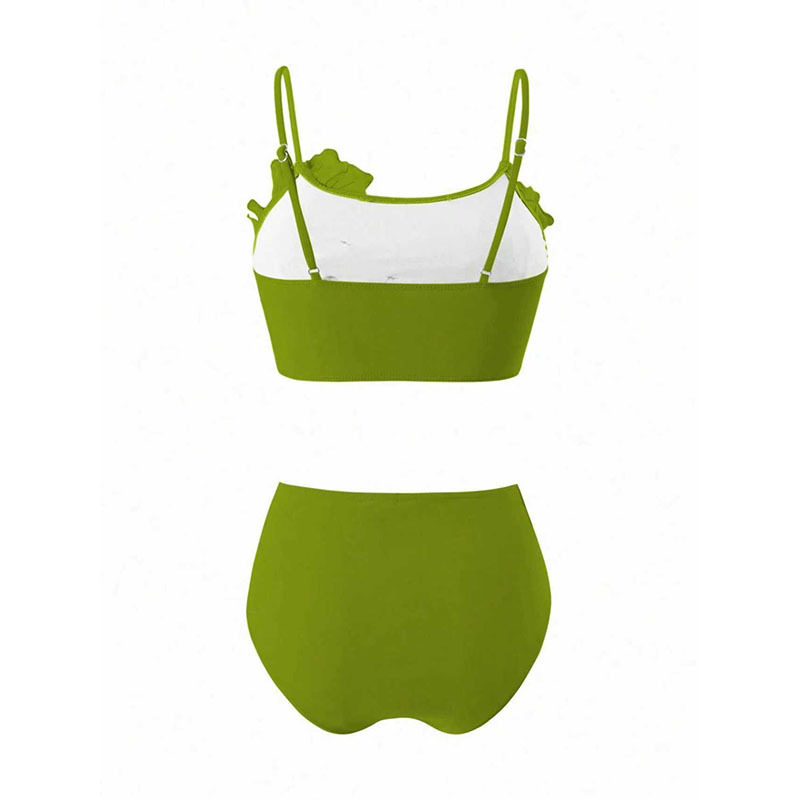 Women's 3D Applique Cami Two Piece Swimsuit Set view 6