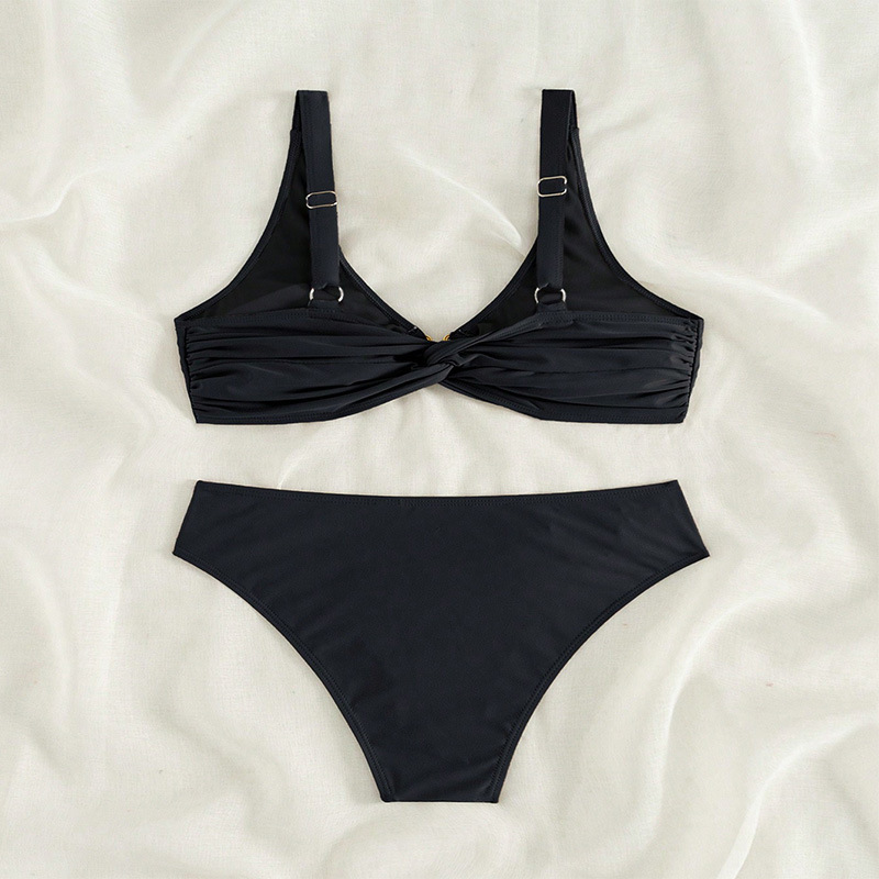 Women's Bikini Set with Shell Ring Hardware and Adjustable Straps view 5