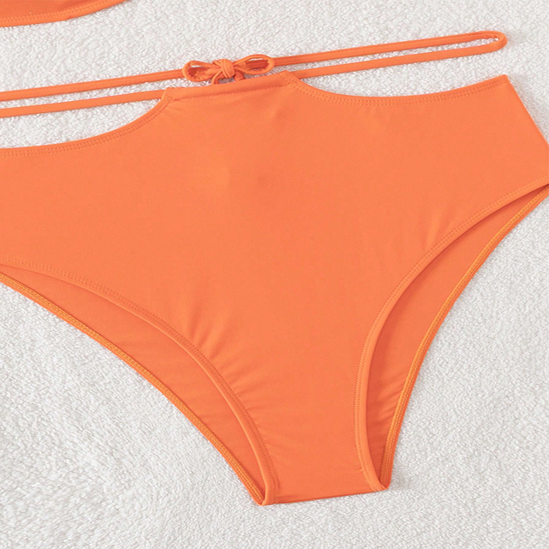 Ruffled V-Neck Two-Piece Bikini Set view 6