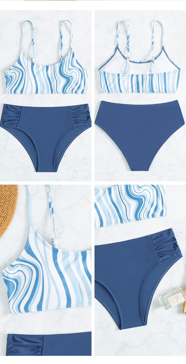 Two-Piece High-Waisted Bikini Set with Adjustable Straps view 7