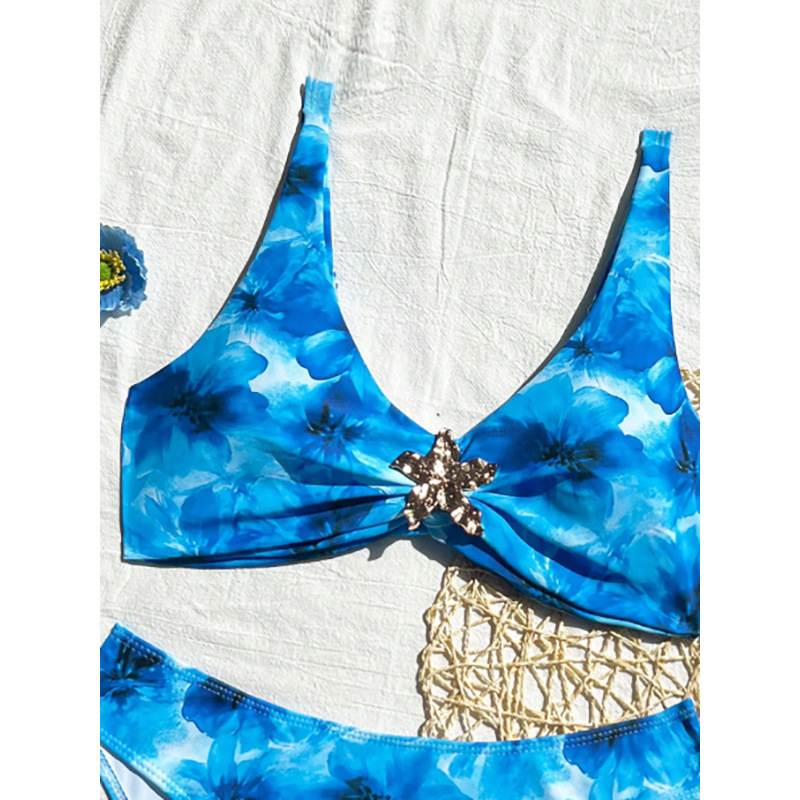 Two-Piece Bikini Set with Star Embellishment view 7