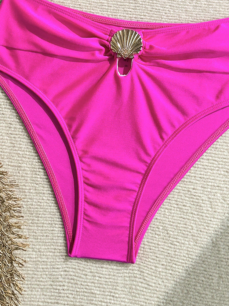 Two-Piece Bandeau Bikini Set with Shell Detail view 17
