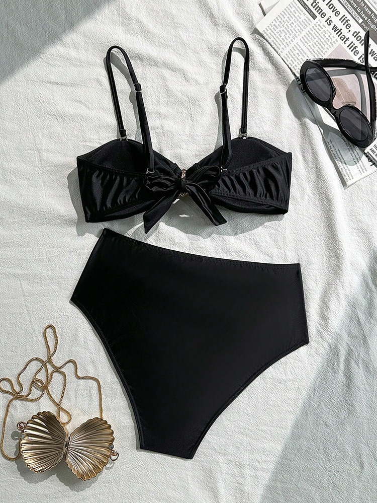 Two-Piece Bandeau Bikini Set with Shell Detail view 22