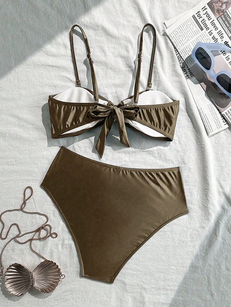 Two-Piece Bandeau Bikini Set with Shell Detail view 8