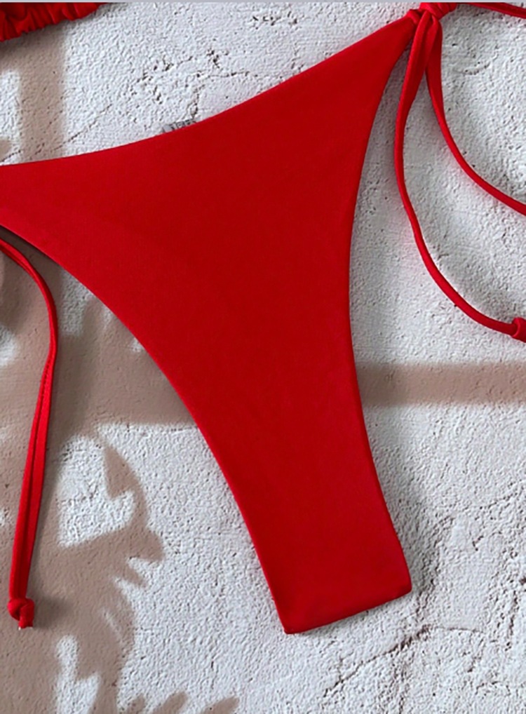 Women's Triangle Cup Tie-Side Bikini Set view 3
