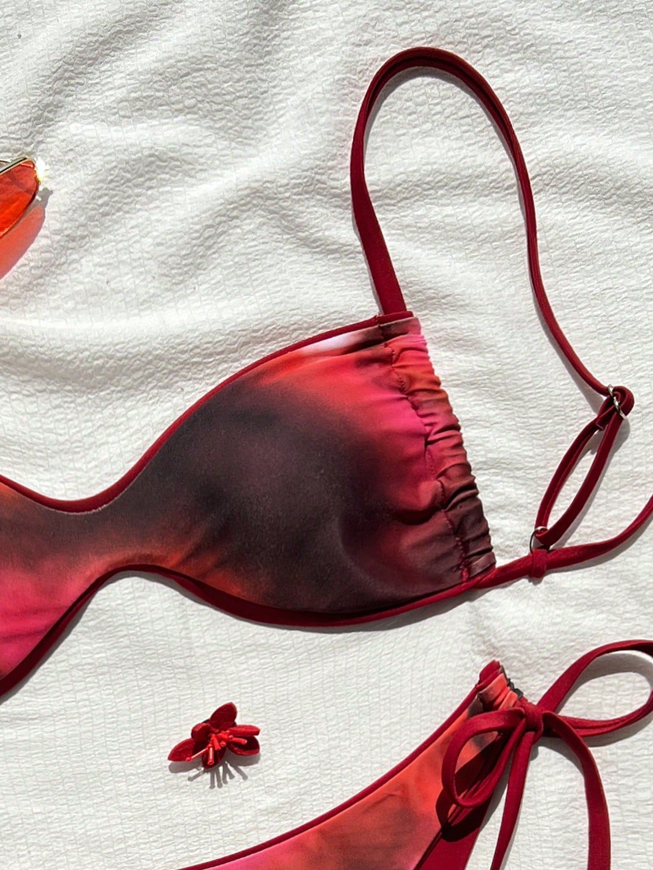 Two Piece Twist Bandeau Bikini Set view 14