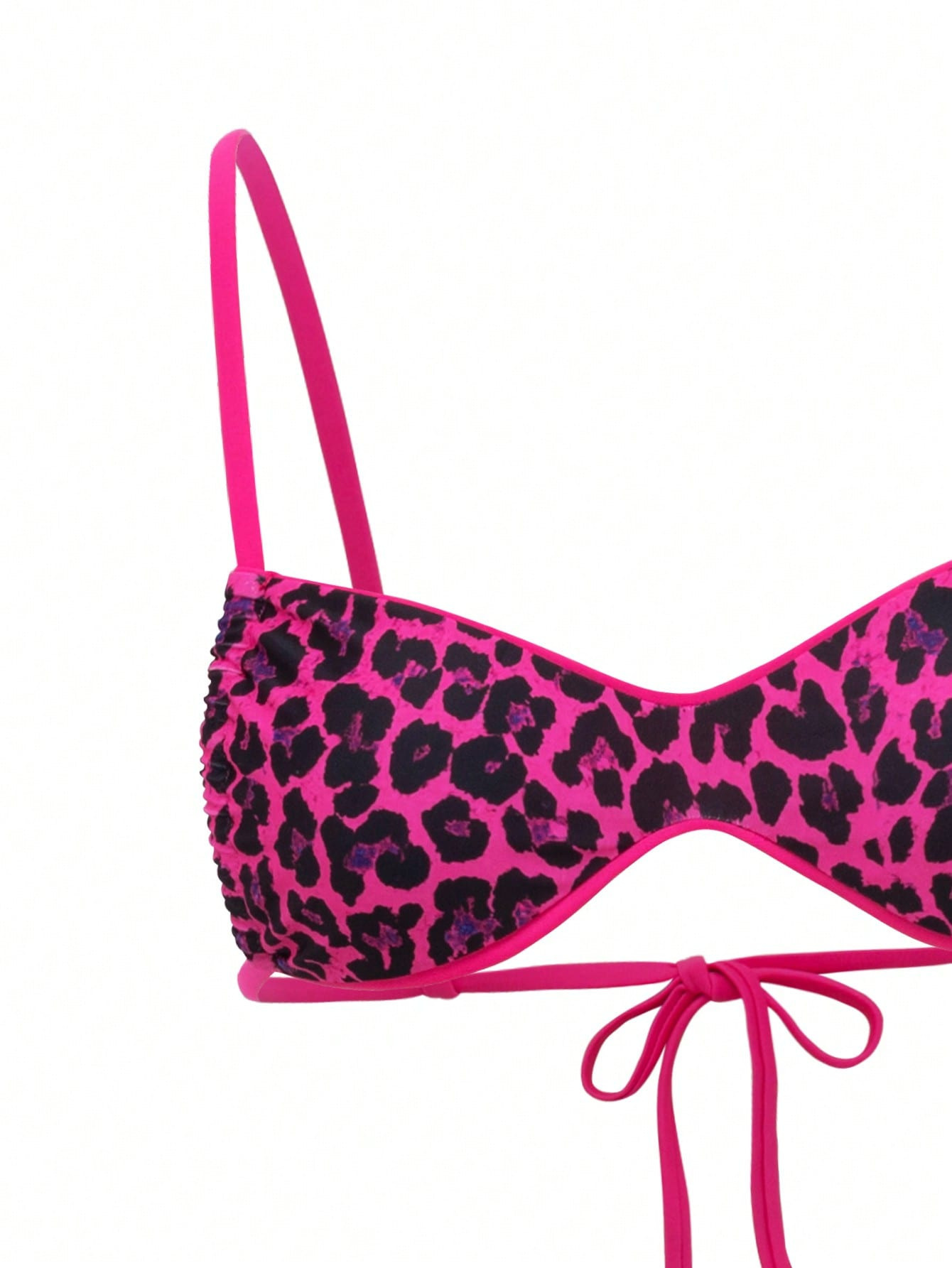 Two Piece Twist Bandeau Bikini Set view 8