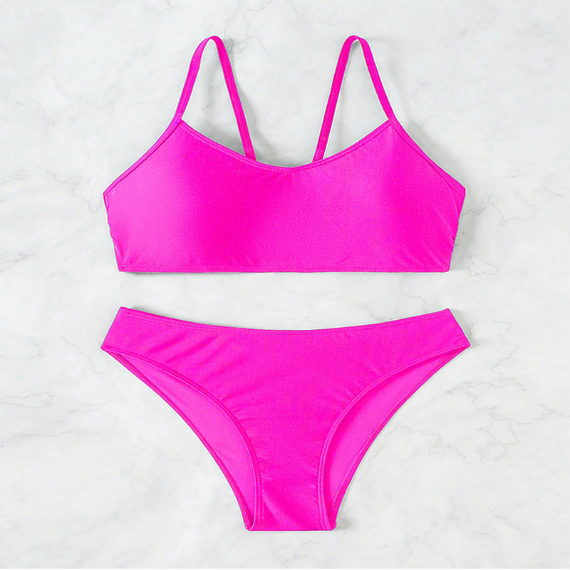 Scoop Neck Bikini Set with Racerback and Ring Detail view 11