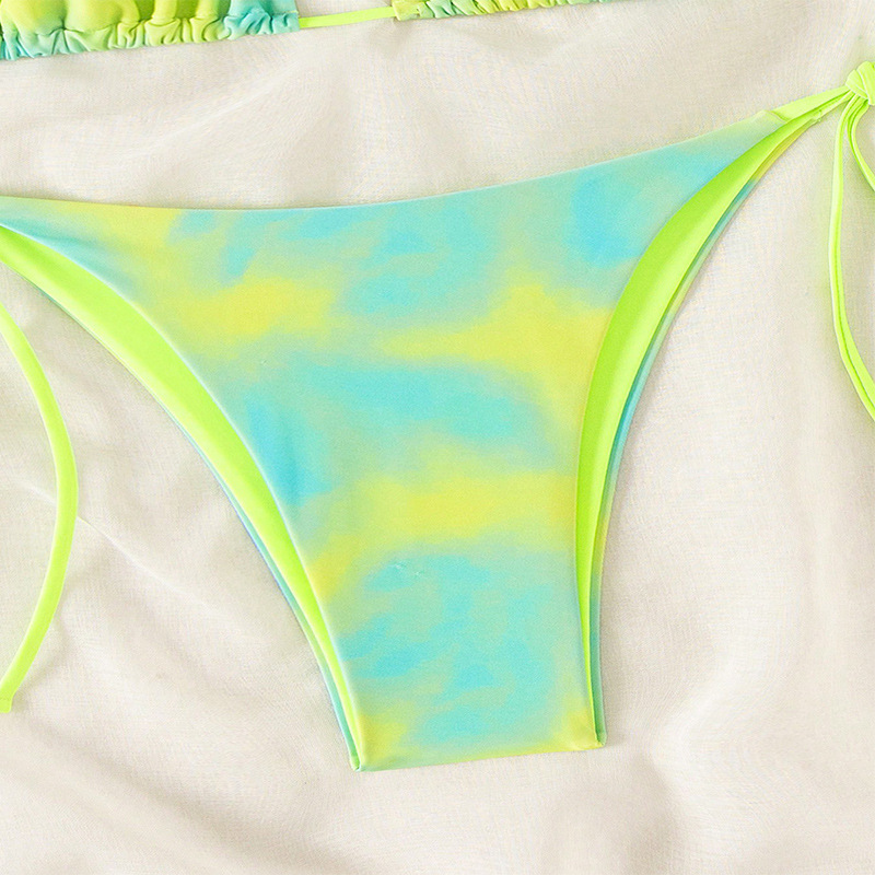 Triangle Halter Bikini Set with Side Ties view 12