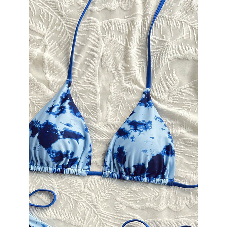 Triangle Halter Bikini Set with Side Ties view 28