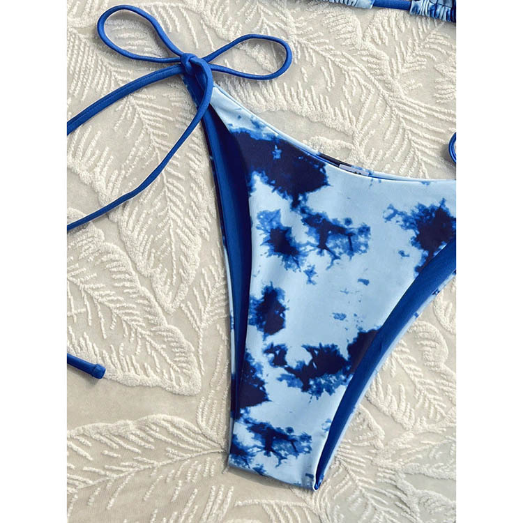 Triangle Halter Bikini Set with Side Ties view 29