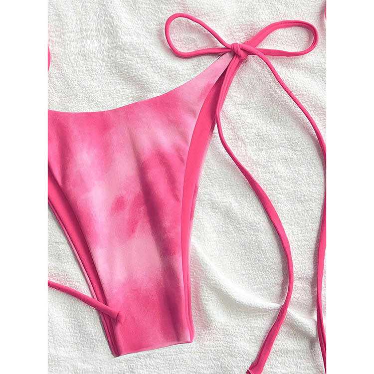 Triangle Halter Bikini Set with Side Ties view 33