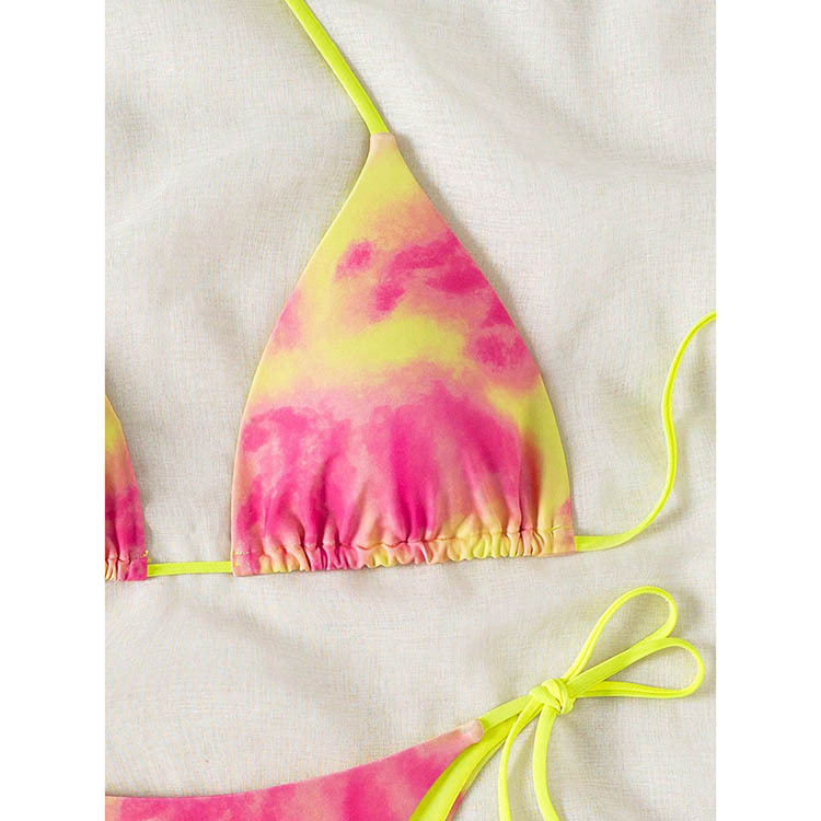 Triangle Halter Bikini Set with Side Ties view 41