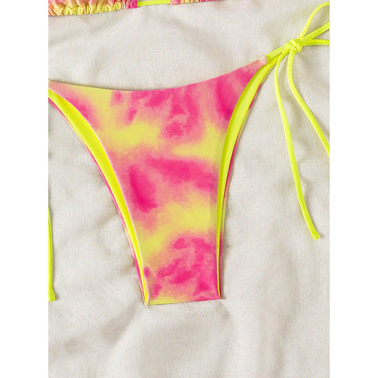 Triangle Halter Bikini Set with Side Ties view 42