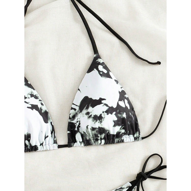 Triangle Halter Bikini Set with Side Ties view 50