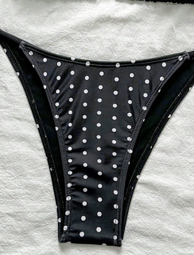 Two-Piece Triangle Bikini Set with Halter Neck and Side Ties view 25