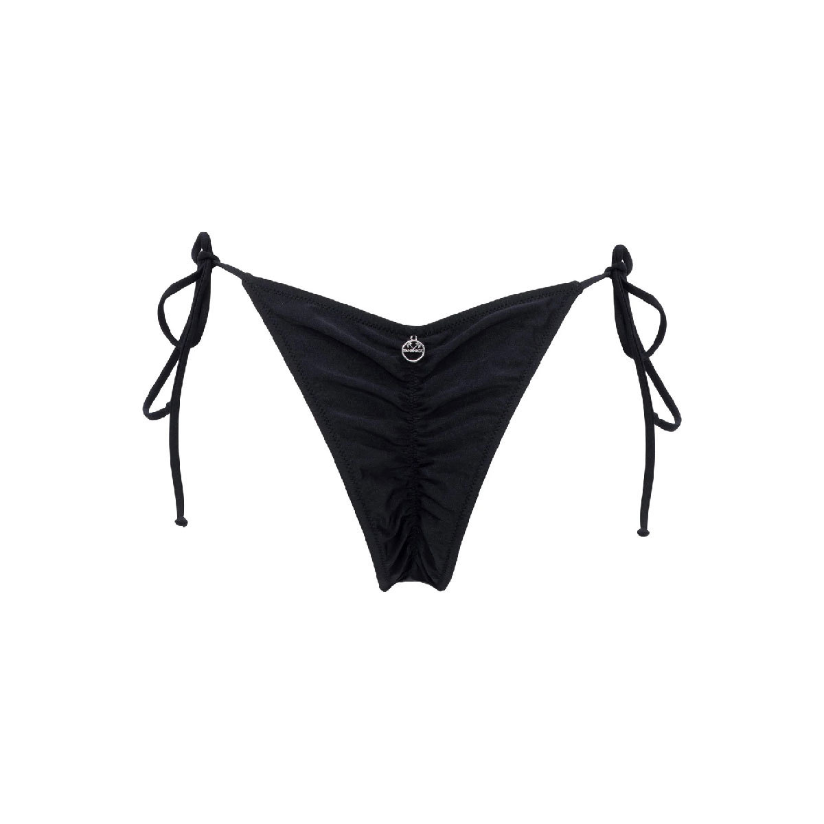 Strappy Ruched Bikini Set with Tie-side Thong view 9