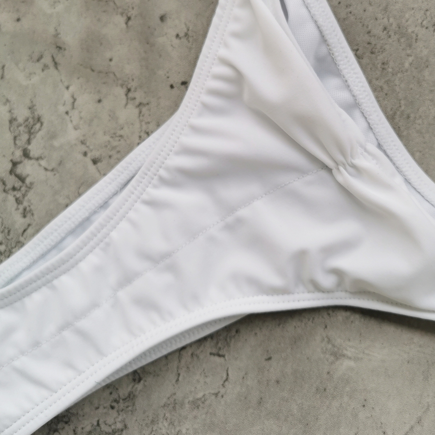 Halter Neck Ring Cutout Two-Piece Bikini Set view 13