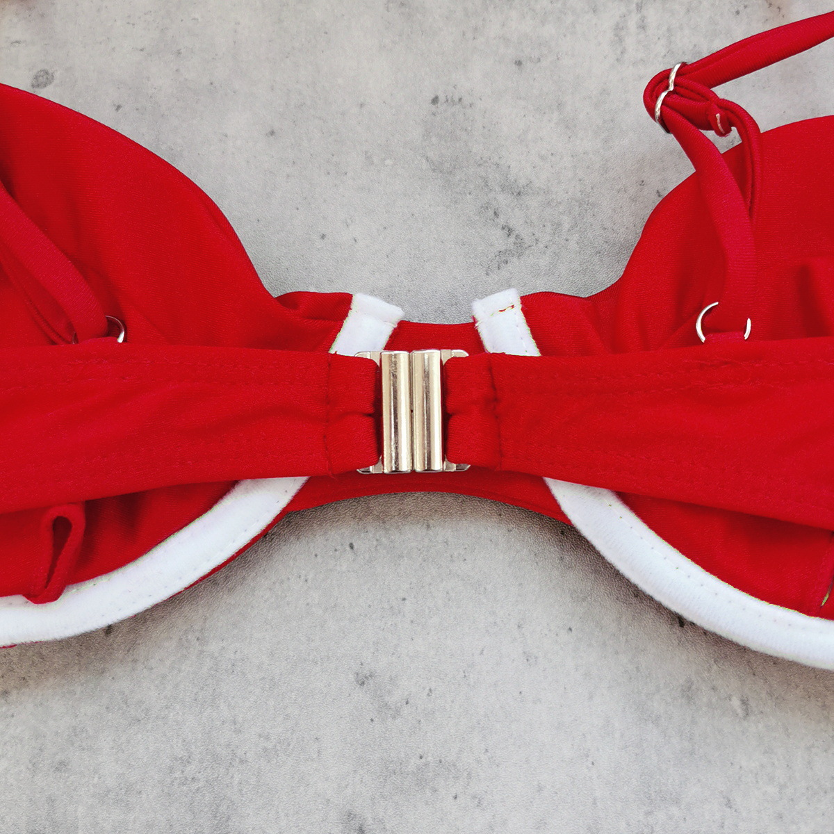 Two-Piece Bikini Set with Underwire Cups and Thin Straps view 10