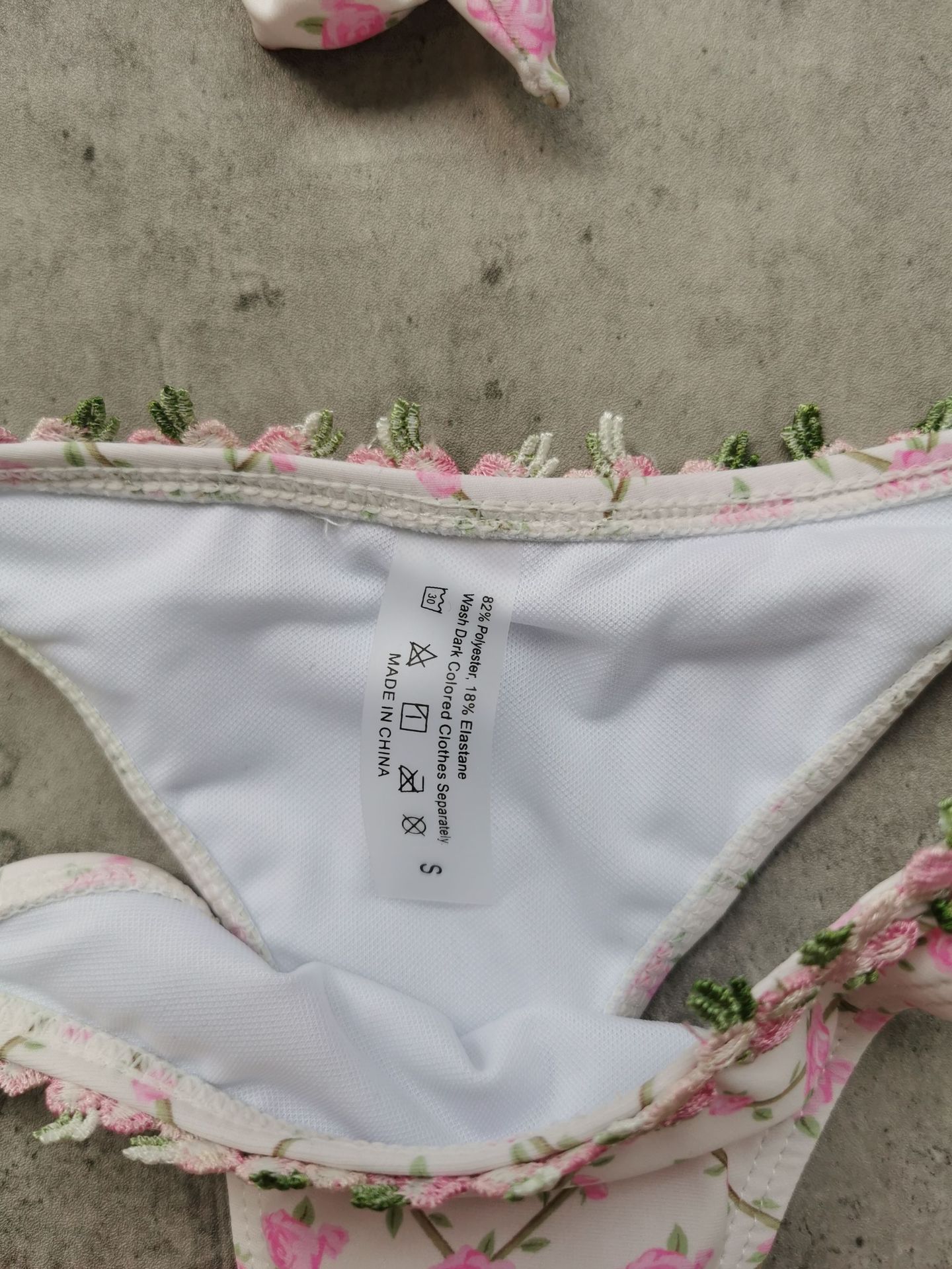 Tie-Shoulder Bow-Front Two-Piece Bikini Set view 6